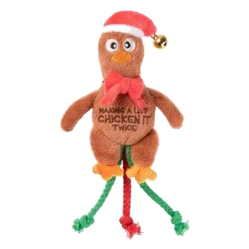Weihnachts-Katzenspielzeug FuzzYard Chicken It Twice Chook