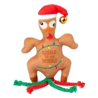 Weihnachts-Katzenspielzeug FuzzYard Gobble Til You Wobble Truthahn