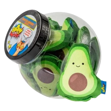 Katzenspielzeug mit Katzenminze BAM! Avocado Ricardo, 20er-Pack