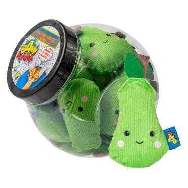 Katzenspielzeug mit Katzenminze BAM! Birne Percy, 20er-Pack