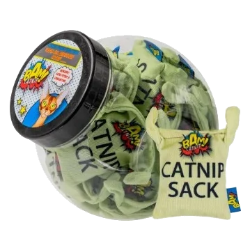 Katzenspielzeug mit Katzenminze BAM! Sack (20 Stück)