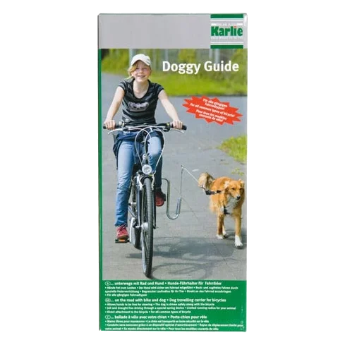 Fahrradhalter-Set mit Feder für Hunde