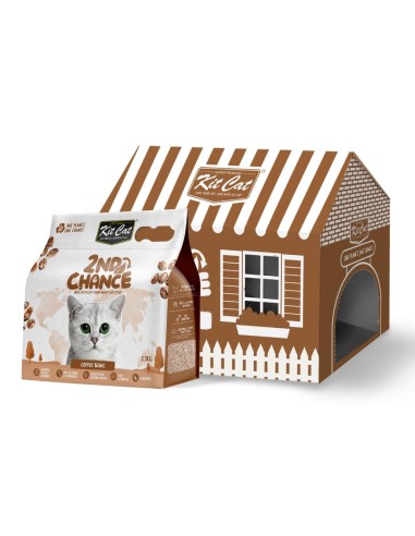 Katzenstreu klumpend Kit Cat 2nd Chance Kaffee 7 L