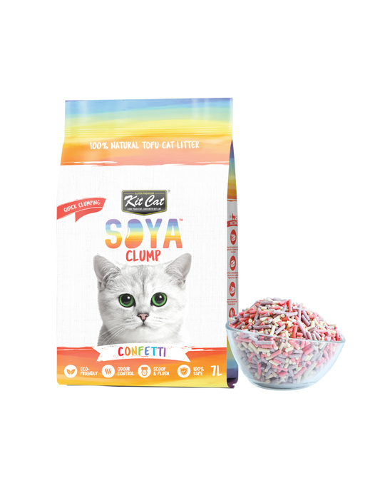 Kit Cat Eco Katzenstreu Konfetti, 7 L (2,5 kg)