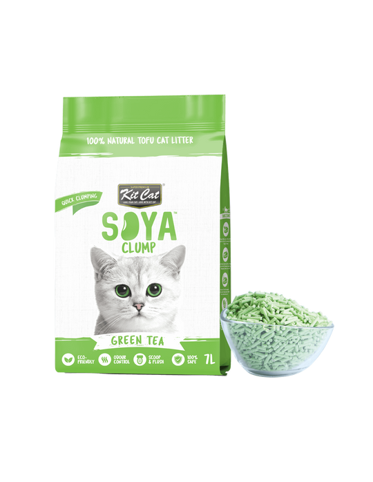 Kit Cat Eco Katzenstreu Grüner Tee, 7 L (2,5 kg)