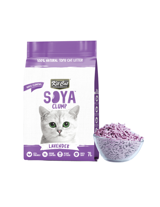 Kit Cat Eco Katzenstreu Lavendel, 7 L (2,5 kg)