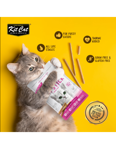 Katzensnack Kit Cat Cat Stick Lachs und Meeresfrüchte 15 g