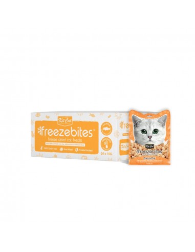 Gefriergetrocknete Katzensnacks Kit Cat FreezeBites Lachs 15 g