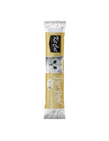 Cremiger Katzensnack Kit Cat PurrPuree Huhn und Räucherfisch 60 g