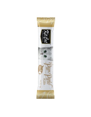 Katzensnack Kit Cat PurrPuree Thunfisch und Ballaststoffe 40 x 15 g