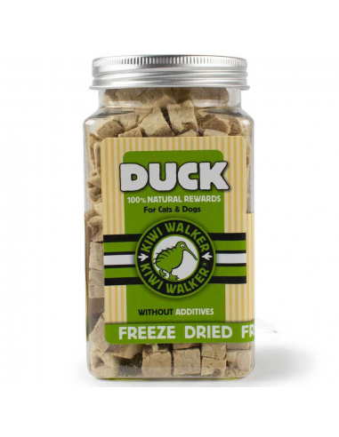Kiwi Walker natürliche Snacks für Hunde und Katzen, Ente 80 g