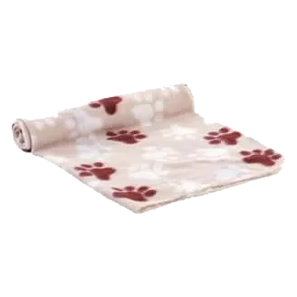 Flamingo Esma Hundedecke aus Wolle mit Pfoten, beige, grau oder schwarz