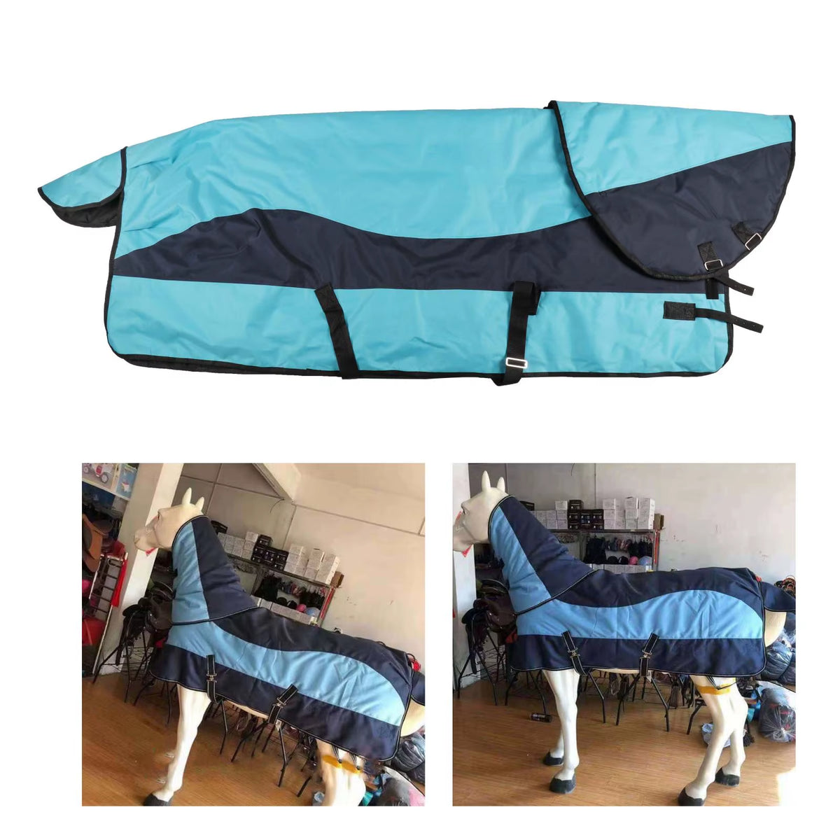 Wasserdichte Winter-Pferdedecke, 3 Farben