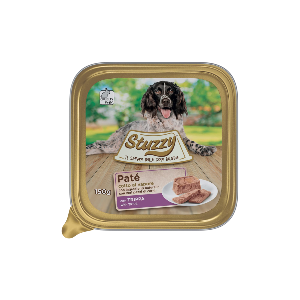 Mister Stuzzy Dog Nassfutter Hund Pansen, Aluschale