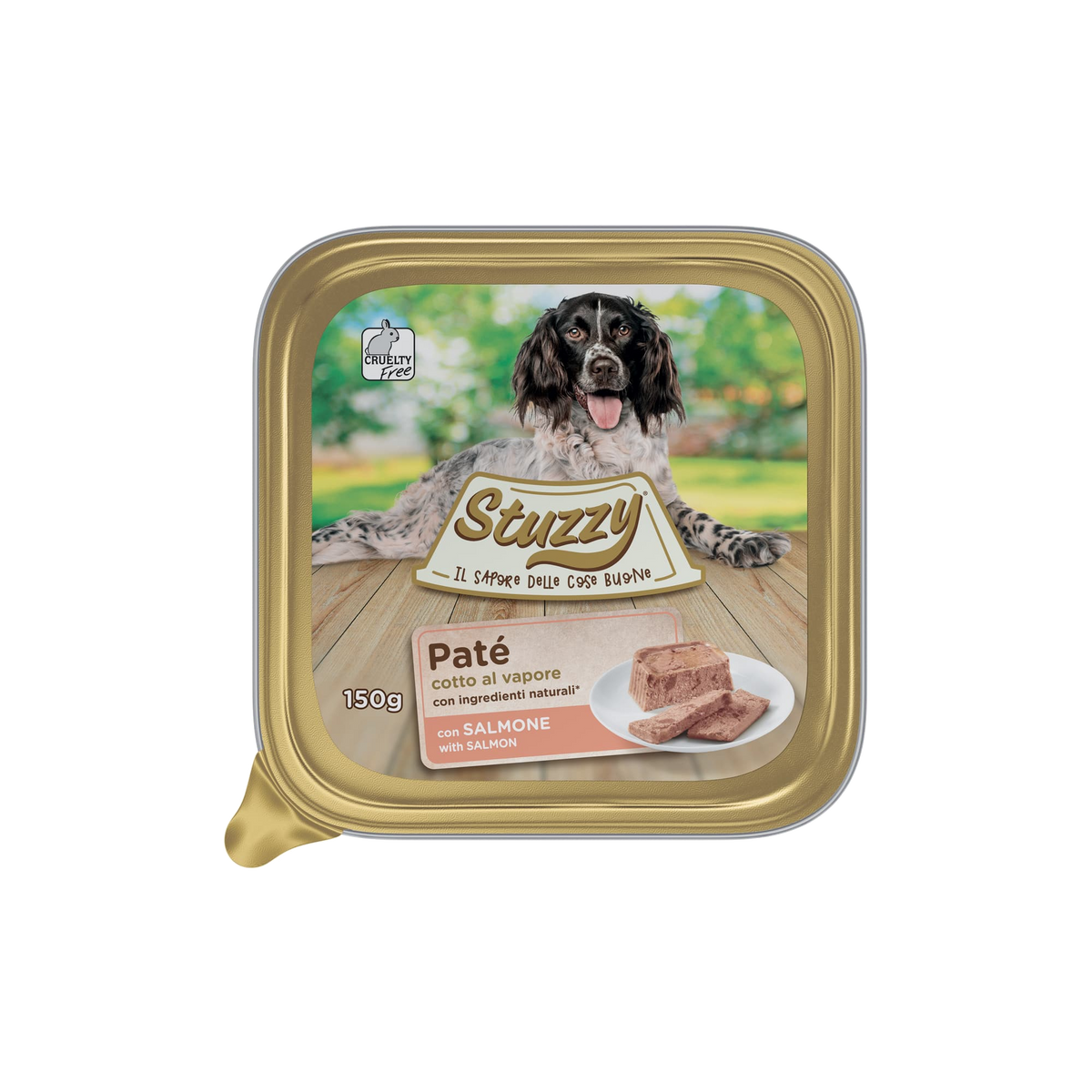 Mister Stuzzy Dog Nassfutter Hund Lachs, Aluschale