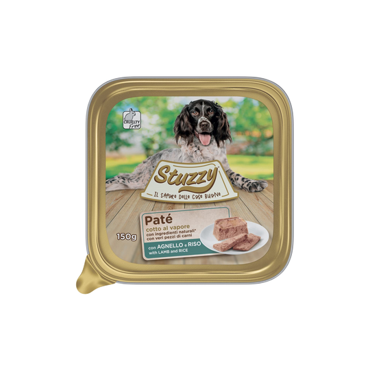 Mister Stuzzy Dog Nassfutter Hund Lamm mit Reis, Aluschale