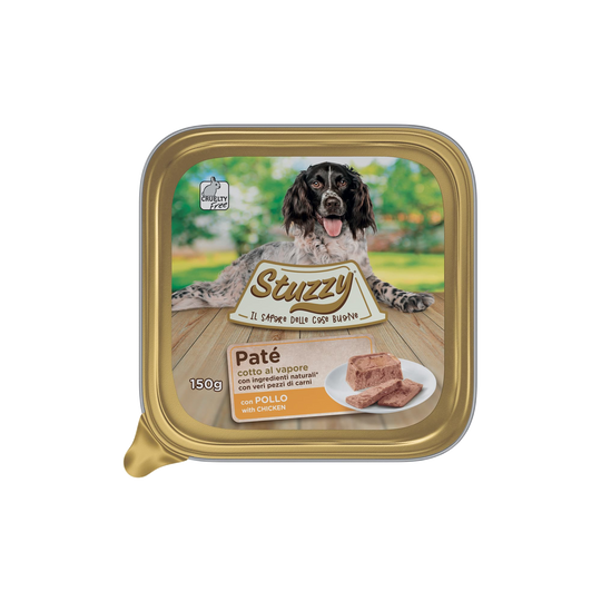 Mister Stuzzy Dog Nassfutter Hund Huhn, Aluschale