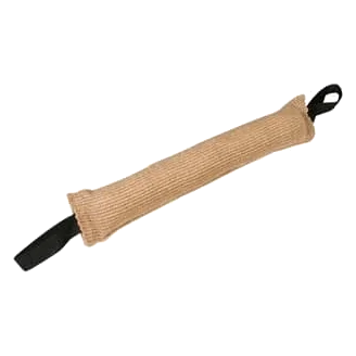 Sisal-Beißwurst mit Griff für Hunde, Größe L, 30 cm