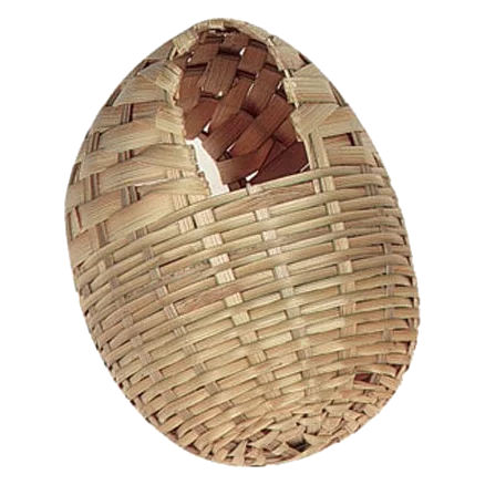 Großes exotisches Rohrnest für Vögel