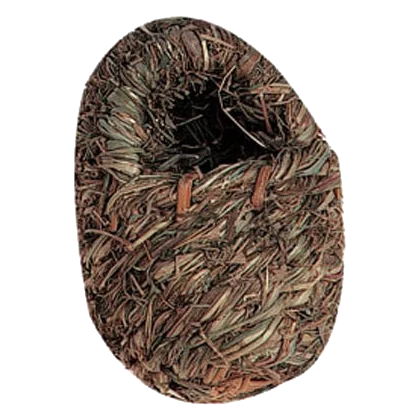 Kleines exotisches Strohnest für Vögel