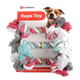 Mini-Baumwollknoten für Hunde, 3er-Pack