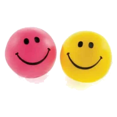 Hundeball aus Vinyl Classic Smile Ball, 60 mm, sortiert