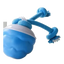 Interaktiver Hundeball mit Seil, verbesserte blaue Version