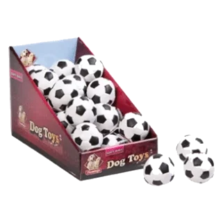 Kleiner Ball mit Fußballmotiv für Hunde, 6 cm, Modell 011010