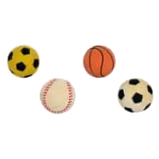 Hundeball halbfest Sport-Design, 6 cm