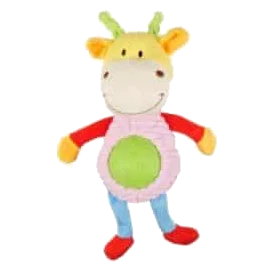 Kuscheltier Hund Hirsch Polly Flamingo mit Gummiball