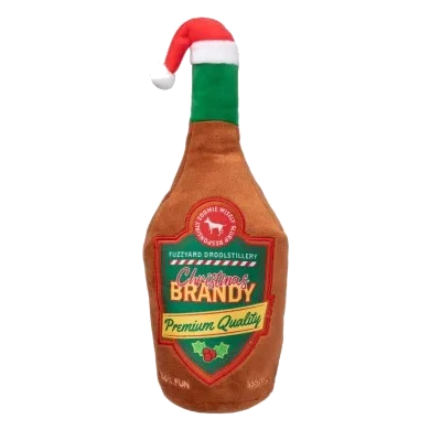FuzzYard Christmas Brandy Weihnachts-Plüschspielzeug für Hunde
