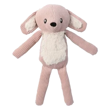 Kuscheltier für Hunde aus Cord FuzzYard Life Hase Soft Blush