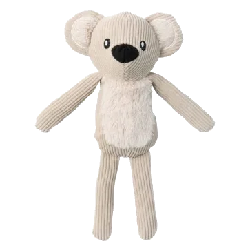 Plüschspielzeug für Hunde aus Cord FuzzYard Life Koala Sandstone