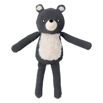 Plüschspielzeug für Hunde aus Cord FuzzYard Life Bär Slate Grey