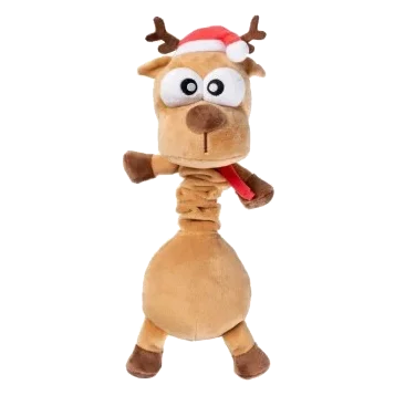 Weihnachts-Kuscheltier für Hunde FuzzYard Domineck the Reindeer