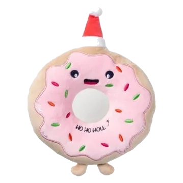 Weihnachts-Hundespielzeug Plüsch FuzzYard Ho Ho Donut