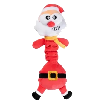 Weihnachts-Hundespielzeug aus Plüsch FuzzYard Saint Neckolas in Weihnachtsmann-Form