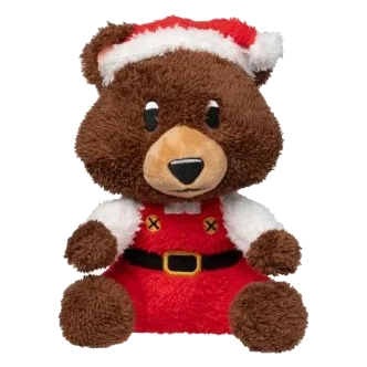 Weihnachts-Hundespielzeug aus Plüsch FuzzYard Santa Fuzz Bear