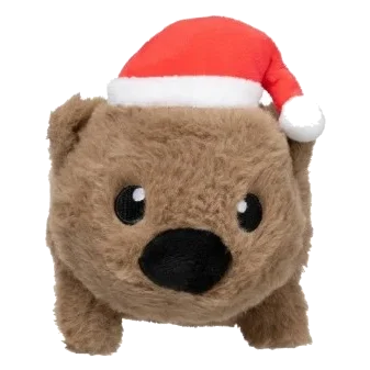 Weihnachts-Hundespielzeug aus Plüsch FuzzYard Wallace Wombat