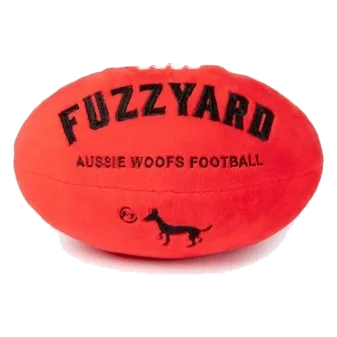 Plüschspielzeug für Hunde FuzzYard Aussie-Football-Ball mit Quietscher