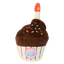 Plüschspielzeug für Hunde FuzzYard Geburtstags-Cupcake mit Quietscher