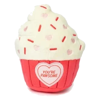 Plüschspielzeug für Hunde FuzzYard Cupcake You're Pawsome mit Quietscher