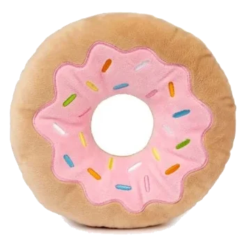 Plüschspielzeug für Hunde FuzzYard Riesen-Donut mit Quietscher