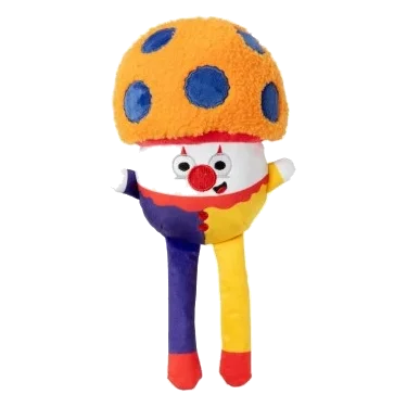 Plüschspielzeug für Hunde FuzzYard Fun Guys Giggles Mushroom mit Quietscher