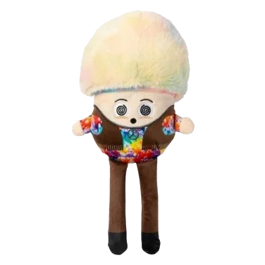 Plüschspielzeug für Hunde FuzzYard Fun Guys Rainbow Mushroom mit Quietscher