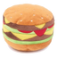 FuzzYard Burger Plüschspielzeug für Hunde mit Quietscher