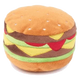 FuzzYard Burger Plüschspielzeug für Hunde mit Quietscher