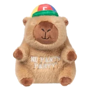 Kuscheltier für Hunde FuzzYard Happybaras Cap-Ybara mit Quietscher