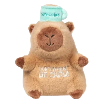 Kuscheltier für Hunde FuzzYard Happybaras Capy-Ccino mit Quietscher