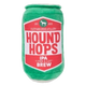 Plüschspielzeug für Hunde FuzzYard Bierdose Hound Hops mit Quietscher